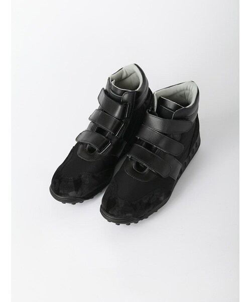 AVIREX（アヴィレックス）の「5185AVX ジャーマンパイロット/ ベルクロスニーカー（シューズ・メンズ・BLACK/BROWN・41/42/43）」の2枚目の写真