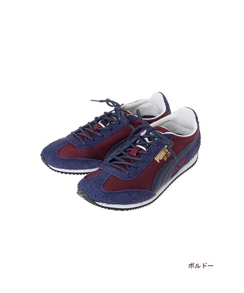 w closet(ダブルクローゼット)の「★SALE対象外★PUMA SF-77 Rugged(シューズ・レディース・ボルドー/ブラック・23.5cm/24.5cm)」の1枚目の写真
