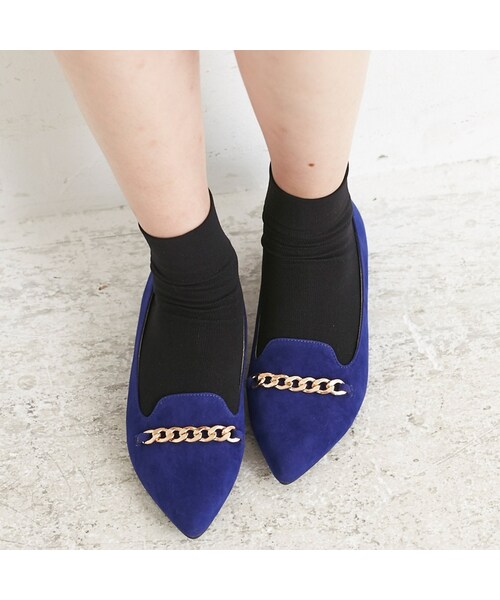 ORiental TRaffic（オリエンタルトラフィック）の「カラーソックス（アクセサリー・レディース・ブラック/ブルー/ホワイト/ワイン・M/L）」の8枚目の写真