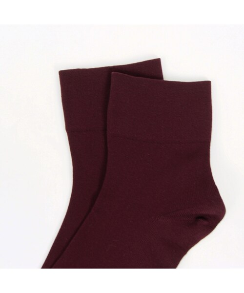 ORiental TRaffic（オリエンタルトラフィック）の「カラーソックス（アクセサリー・レディース・ブラック/ブルー/ホワイト/ワイン・M/L）」の6枚目の写真