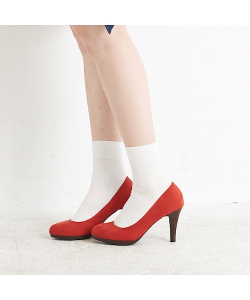 ORiental TRaffic（オリエンタルトラフィック）の「カラーソックス（アクセサリー・レディース・ブラック/ブルー/ホワイト/ワイン・M/L）」の9枚目の写真