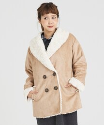 MAJESTIC LEGON | 【予約】○フェイクムートンコート(ジャケット/アウター)