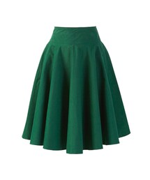 gracegift | 俏皮佳人 韓國復古高腰傘裙(スカート)