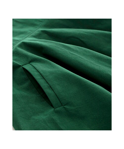 gracegift（グレースギフト）の「俏皮佳人 韓國復古高腰傘裙（スカート・レディース・黑/綠・S/M）」の6枚目の写真