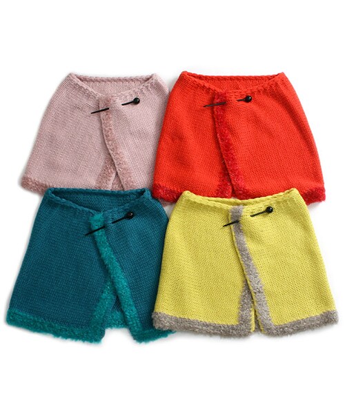 One deux boo（ワンドゥーブー）の「ケープ（トップス・キッズ・ピンク/レッド/ターコイズ/イエロー・Free Size）」の17枚目の写真