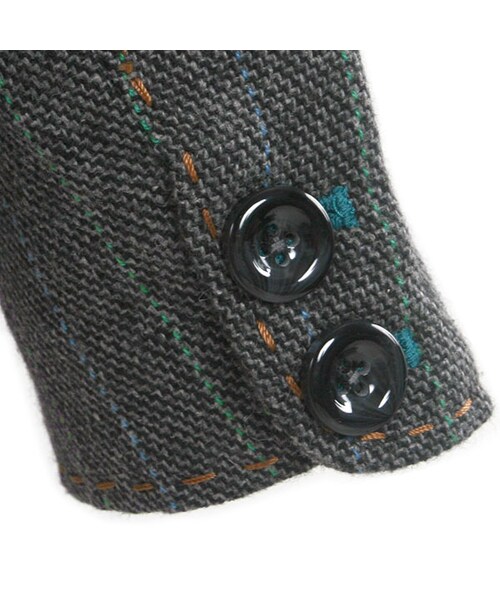 One deux boo（ワンドゥーブー）の「ツイードジャケット（トップス・キッズ・グレー・XS(80~90cm)/S(100~110cm)/M(120~130cm)/L(140~150cm)）」の8枚目の写真