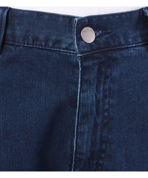 mysty woman（ミスティウーマン）の「サルエル風切り替えデニムパンツ（その他・レディース・ネイビー/ブルー・M）」の6枚目の写真