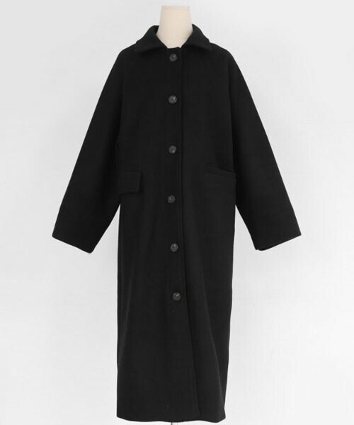 DHOLIC（ディーホリック）の「ラグランスリーブボクシーロングコート（その他アウター・レディース・ブラウン/グリーン/ブラック/グレー/ベージュ/その他・FREE）」の2枚目の写真