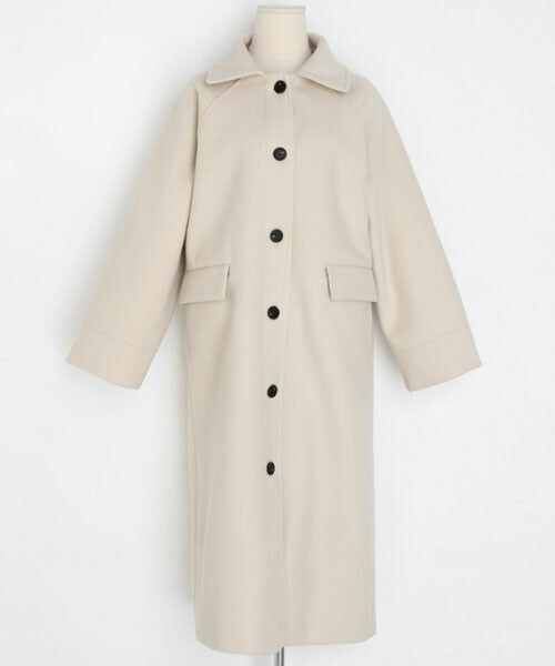 DHOLIC（ディーホリック）の「ラグランスリーブボクシーロングコート（その他アウター・レディース・ブラウン/グリーン/ブラック/グレー/ベージュ/その他・FREE）」の4枚目の写真