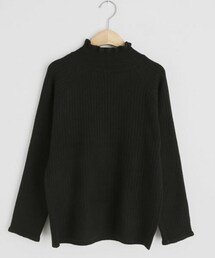 DHOLIC | フリルネックラグランニット(ニット/セーター)