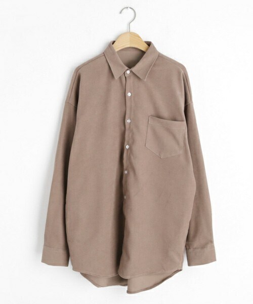 DHOLIC（ディーホリック）の「ポケットルーズフィットシャツ（シャツ/ブラウス・レディース・ホワイト/ブラウン/その他/グリーン/ブラック/ベージュ・FREE）」の6枚目の写真