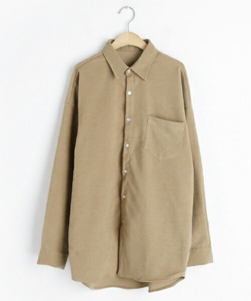 DHOLIC（ディーホリック）の「ポケットルーズフィットシャツ（シャツ/ブラウス・レディース・ホワイト/ブラウン/その他/グリーン/ブラック/ベージュ・FREE）」の4枚目の写真