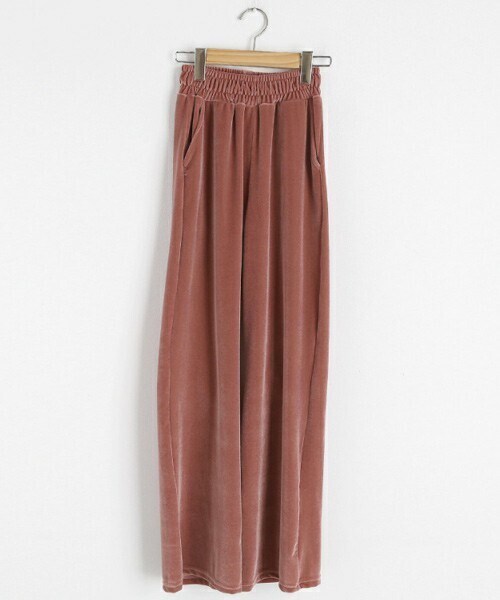 DHOLIC（ディーホリック）の「ベロアパンツ（その他パンツ・レディース・ブラック/グリーン/ピンク・FREE）」の3枚目の写真