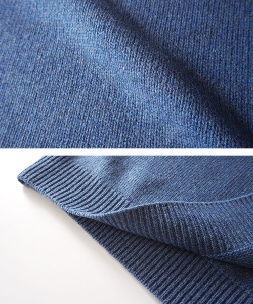 BOYSHE(ボーイシー)の「プレミアムラム クルーネックニット ディープブルー(ニット/セーター・レディース・その他)」の15枚目の写真