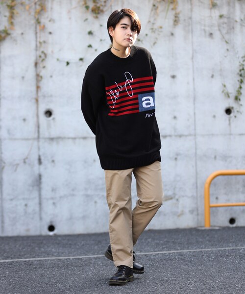 BOYSHE(ボーイシー)の「テーパード ストレッチ チノパンツ ベージュ(チノパンツ・レディース・その他)」の2枚目の写真