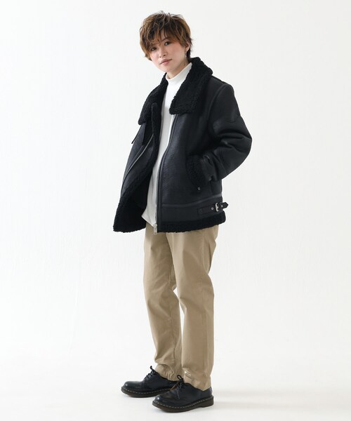 BOYSHE(ボーイシー)の「テーパード ストレッチ チノパンツ ベージュ(チノパンツ・レディース・その他)」の12枚目の写真