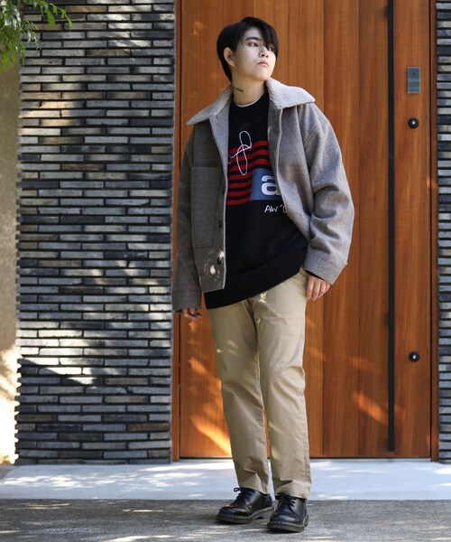 BOYSHE(ボーイシー)の「テーパード ストレッチ チノパンツ ベージュ(チノパンツ・レディース・その他)」の5枚目の写真