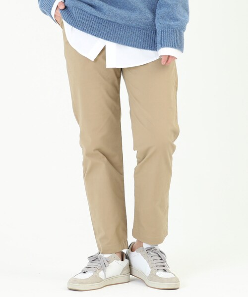 BOYSHE(ボーイシー)の「テーパード ストレッチ チノパンツ ベージュ(チノパンツ・レディース・その他)」の1枚目の写真
