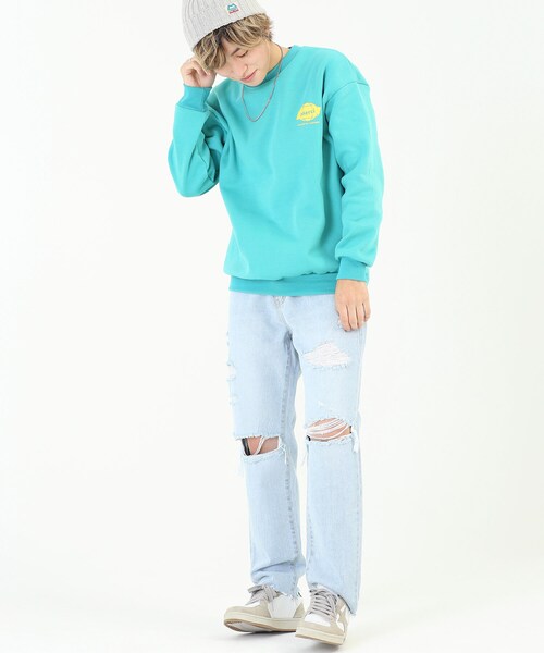 BOYSHE（ボーイシー）の「Merci 裏起毛スウェット　ミント（スウェット・レディース・その他）」の6枚目の写真