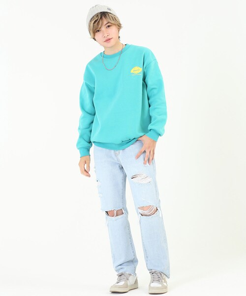 BOYSHE（ボーイシー）の「Merci 裏起毛スウェット　ミント（スウェット・レディース・その他）」の8枚目の写真