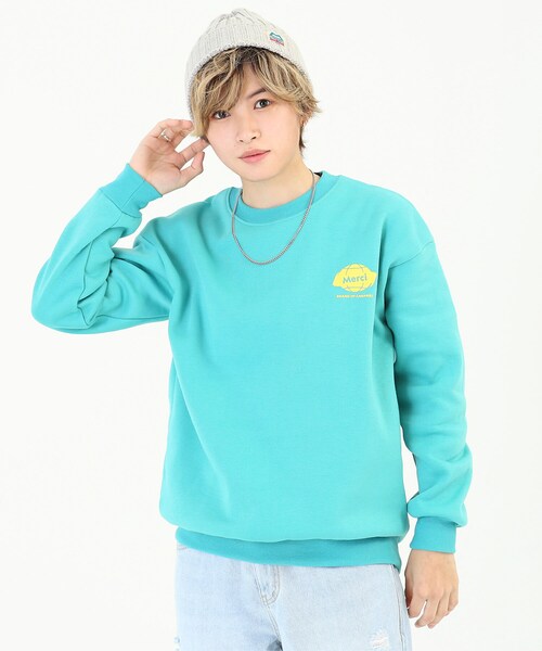 BOYSHE（ボーイシー）の「Merci 裏起毛スウェット　ミント（スウェット・レディース・その他）」の7枚目の写真