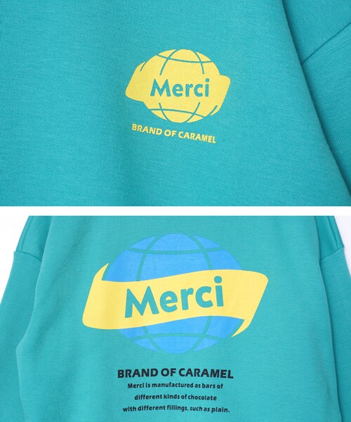 BOYSHE（ボーイシー）の「Merci 裏起毛スウェット　ミント（スウェット・レディース・その他）」の13枚目の写真