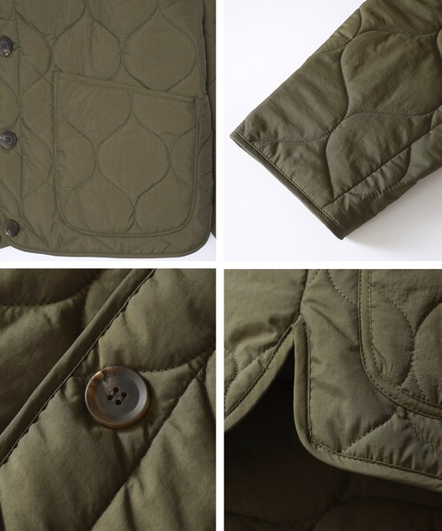 BOYSHE(ボーイシー)の「キルトショートブルゾン カーキ(ブルゾン・レディース・その他)」の15枚目の写真