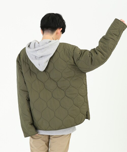 BOYSHE(ボーイシー)の「キルトショートブルゾン カーキ(ブルゾン・レディース・その他)」の9枚目の写真