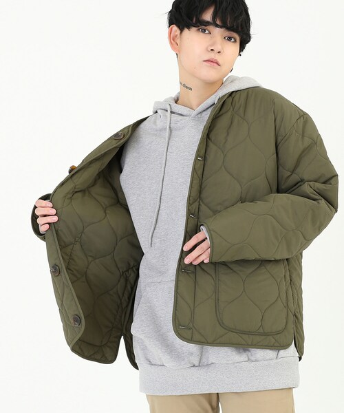 BOYSHE(ボーイシー)の「キルトショートブルゾン カーキ(ブルゾン・レディース・その他)」の8枚目の写真