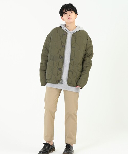 BOYSHE(ボーイシー)の「キルトショートブルゾン カーキ(ブルゾン・レディース・その他)」の7枚目の写真