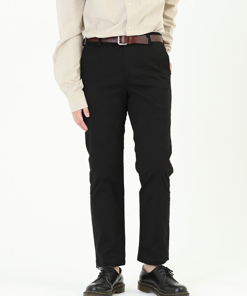 BOYSHE（ボーイシー）の「テーパード ストレッチ チノパンツ　ブラック（チノパンツ・レディース・その他）」の6枚目の写真