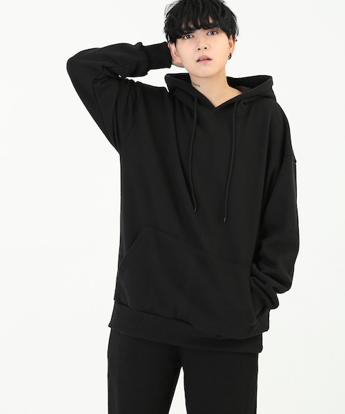 BOYSHE（ボーイシー）の「デイリー スウェットパーカーセットアップ　ブラック（スウェット・レディース・その他）」の7枚目の写真