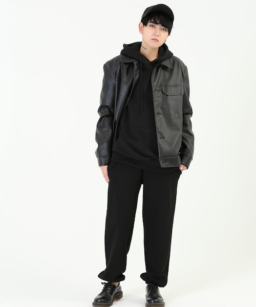 BOYSHE（ボーイシー）の「デイリー スウェットパーカーセットアップ　ブラック（スウェット・レディース・その他）」の9枚目の写真