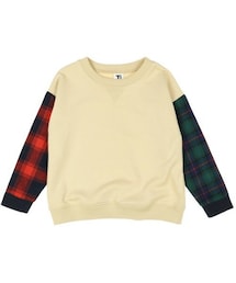 T>>2 | 異素材配色トレーナー(スウェット)