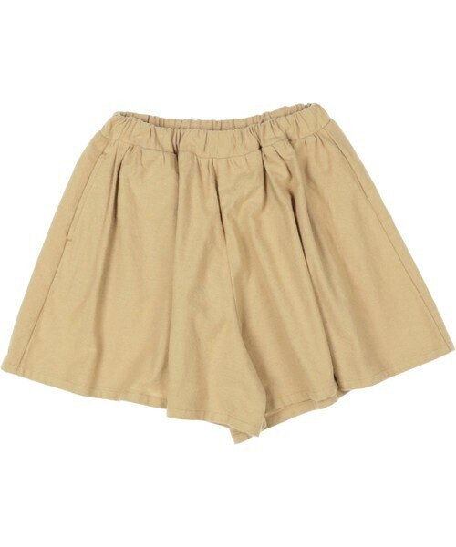 T>>2（ティーツー）の「起毛キュロット（その他パンツ・キッズ・05.ネイビー/01.ベージュ/02.イエロー/03.カーキ/04.ワインレッド・90-150）」の2枚目の写真