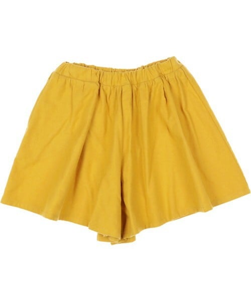 T>>2（ティーツー）の「起毛キュロット（その他パンツ・キッズ・05.ネイビー/01.ベージュ/02.イエロー/03.カーキ/04.ワインレッド・90-150）」の4枚目の写真