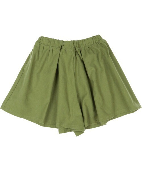 T>>2（ティーツー）の「起毛キュロット（その他パンツ・キッズ・05.ネイビー/01.ベージュ/02.イエロー/03.カーキ/04.ワインレッド・90-150）」の3枚目の写真