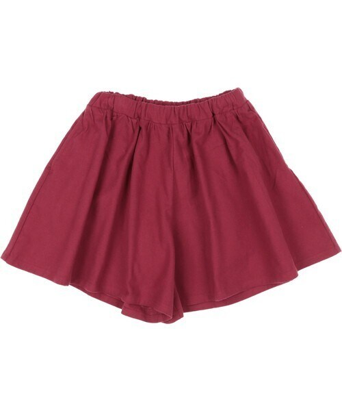 T>>2（ティーツー）の「起毛キュロット（その他パンツ・キッズ・05.ネイビー/01.ベージュ/02.イエロー/03.カーキ/04.ワインレッド・90-150）」の5枚目の写真