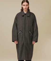 Name.（ネーム）の「TWEED TAB COLLAR CAR COAT（）」 - WEAR