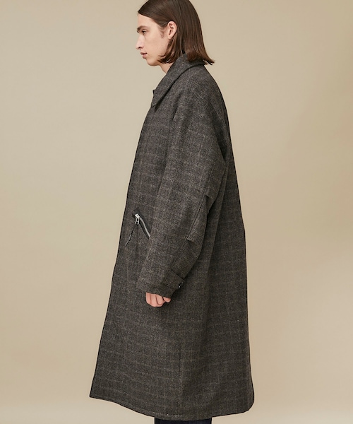 Name.（ネーム）の「TWEED TAB COLLAR CAR COAT（）」 - WEAR