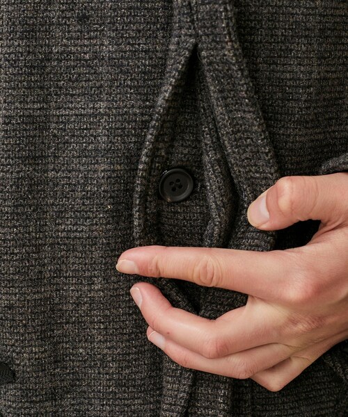 Name.（ネーム）の「TWEED TAB COLLAR CAR COAT（）」 - WEAR