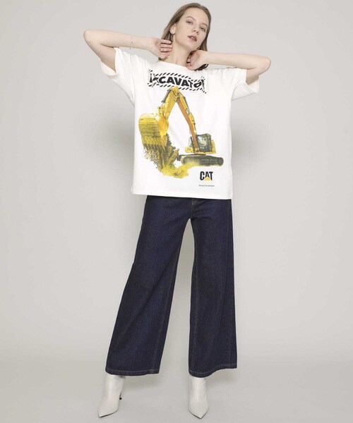 beautiful people - beautiful people スビンピマジャージーカタカナプリントTシャツ beautiful people（ビューティフルピープル）の「スビンピマ
