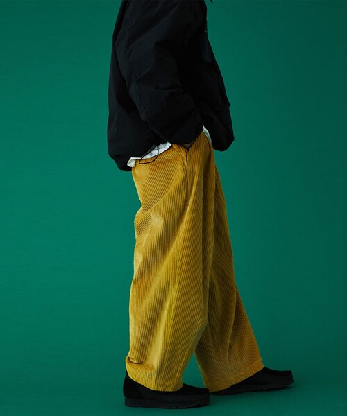 TIGHTBOOTH ／CORD BAGGY PANTS-