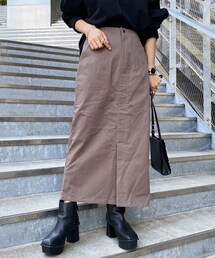 PAGEBOY | フェイクレザーサスツキナロースカート(スカート)