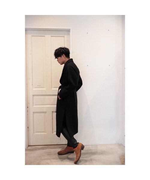 juha（ユハ）の「JUHA : BELTED OVER COAT（チェスターコート