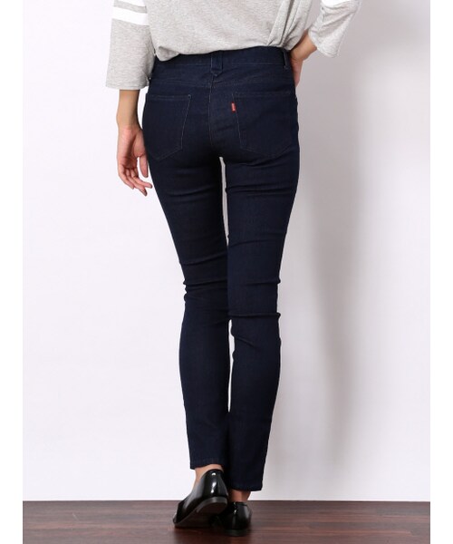 MYSELF ABAHOUSE（マイセルフアバハウス）の「ストレッチデニムスキニー1/2（パンツ・レディース・ブラック/ネイビー・S/M/L）」の5枚目の写真