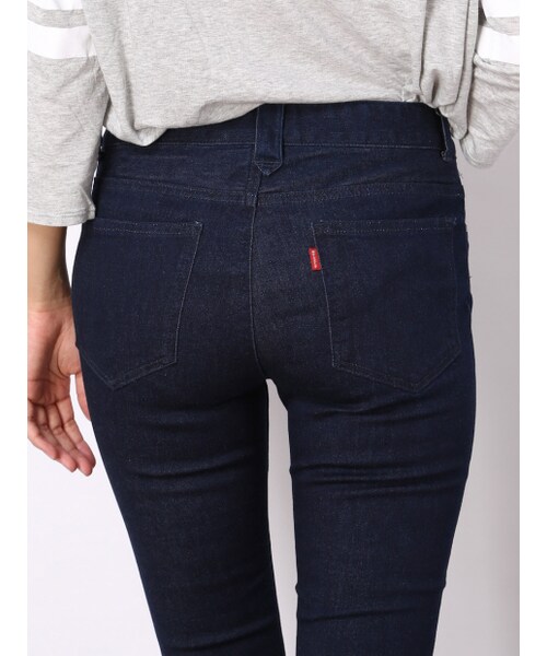 MYSELF ABAHOUSE（マイセルフアバハウス）の「ストレッチデニムスキニー1/2（パンツ・レディース・ブラック/ネイビー・S/M/L）」の9枚目の写真