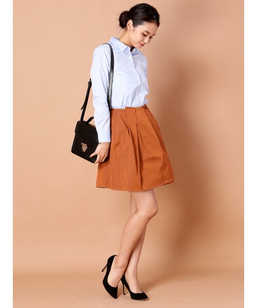 Rouge vif la cle（ルージュヴィフラクレ）の「ラップリバーシブルスカート【予約】【mamagirl秋号P.67掲載】（その他・レディース・ブラック/パーシモン/ビリジアン・34/36/38）」の13枚目の写真