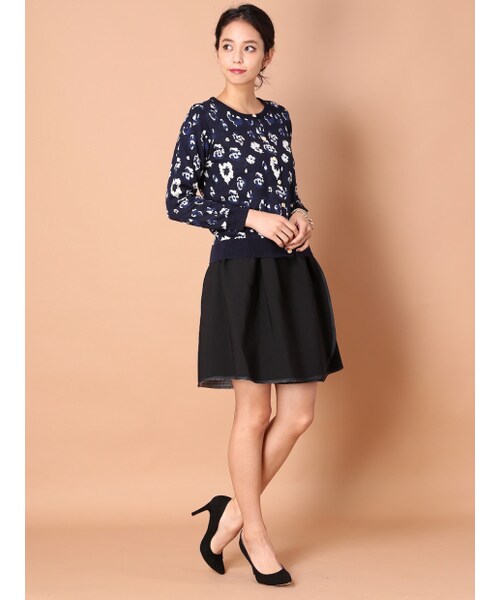 Rouge vif la cle（ルージュヴィフラクレ）の「ラップリバーシブルスカート【予約】【mamagirl秋号P.67掲載】（その他・レディース・ブラック/パーシモン/ビリジアン・34/36/38）」の11枚目の写真