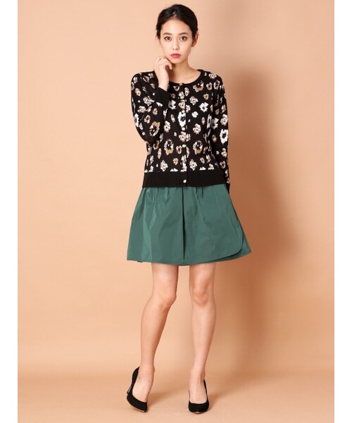 Rouge vif la cle（ルージュヴィフラクレ）の「ラップリバーシブルスカート【予約】【mamagirl秋号P.67掲載】（その他・レディース・ブラック/パーシモン/ビリジアン・34/36/38）」の12枚目の写真